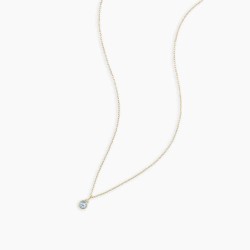Aquamarine Birthstone Necklace