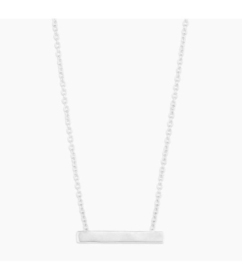 Bespoke Plate Necklace (Silver)