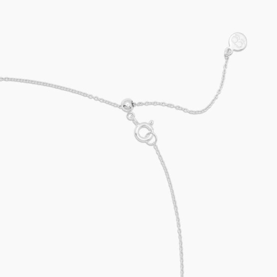 Bespoke Bar Adjustable Necklace (Silver)