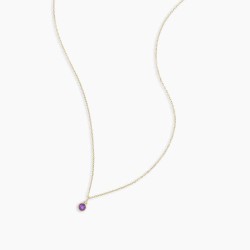 Amethyst Birthstone Necklace
