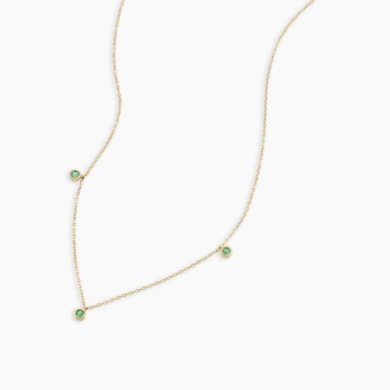 Classic Emerald Trio Necklace