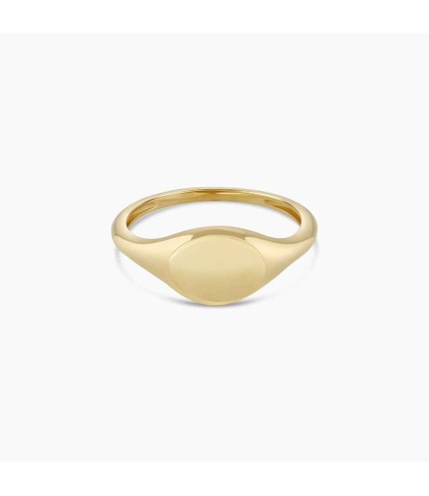 14k Gold Bespoke Signet Ring