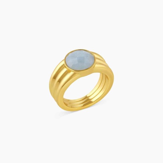 Power Gemstone Reed Ring  for Truth
