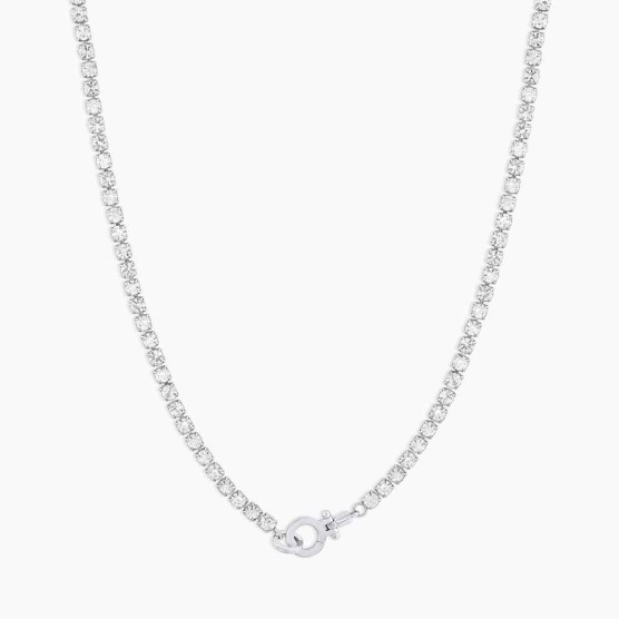 Parker Shimmer Clasp Necklace
